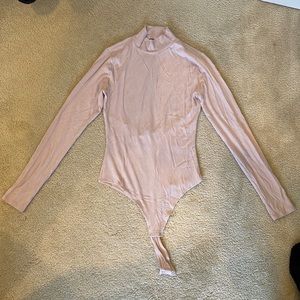 Garage Mock Neck Open Back Bodysuit